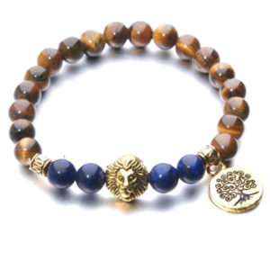 Tree of Life Stone Chakra Bracelet Meditation Focus Awareness